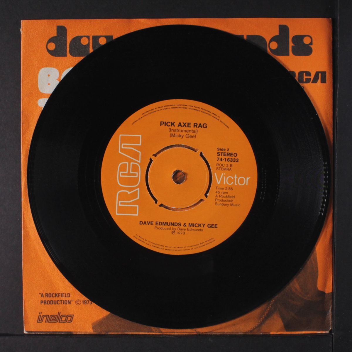 born to be with you / pick axe rag by DAVE EDMUNDS