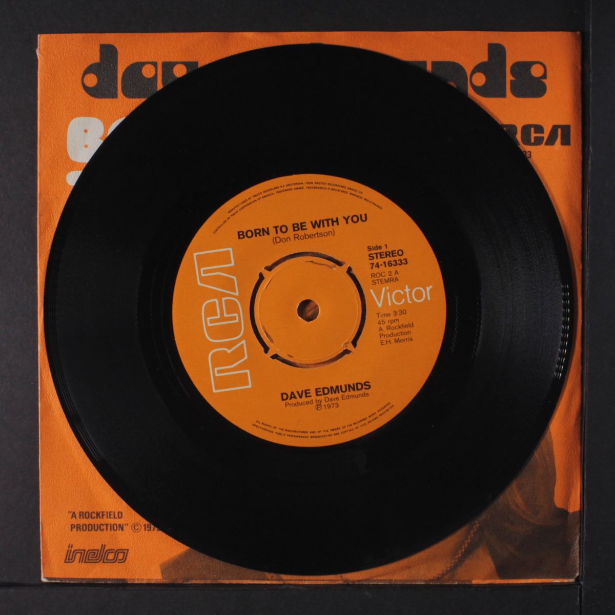 born to be with you / pick axe rag by DAVE EDMUNDS