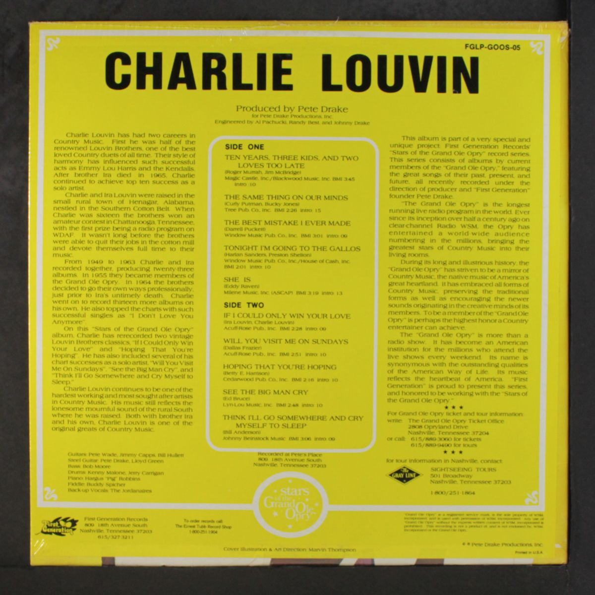 stars of the grand ole opry by CHARLIE LOUVIN