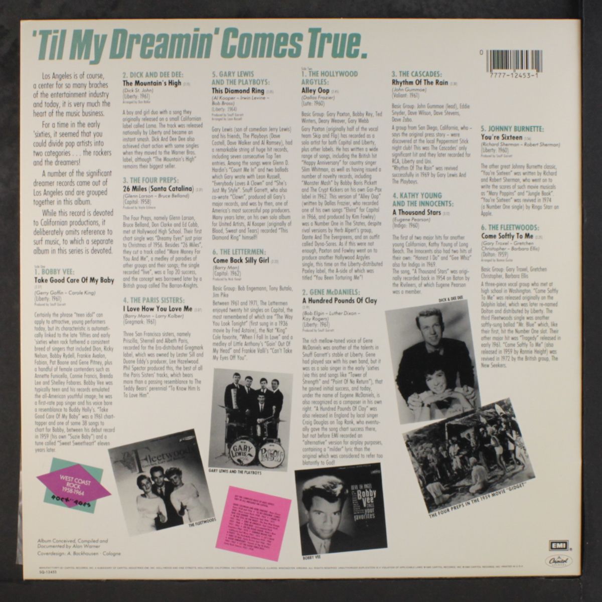 'til my dreamin' comes true - west coast rock 1958-1964 by VARIOUS
