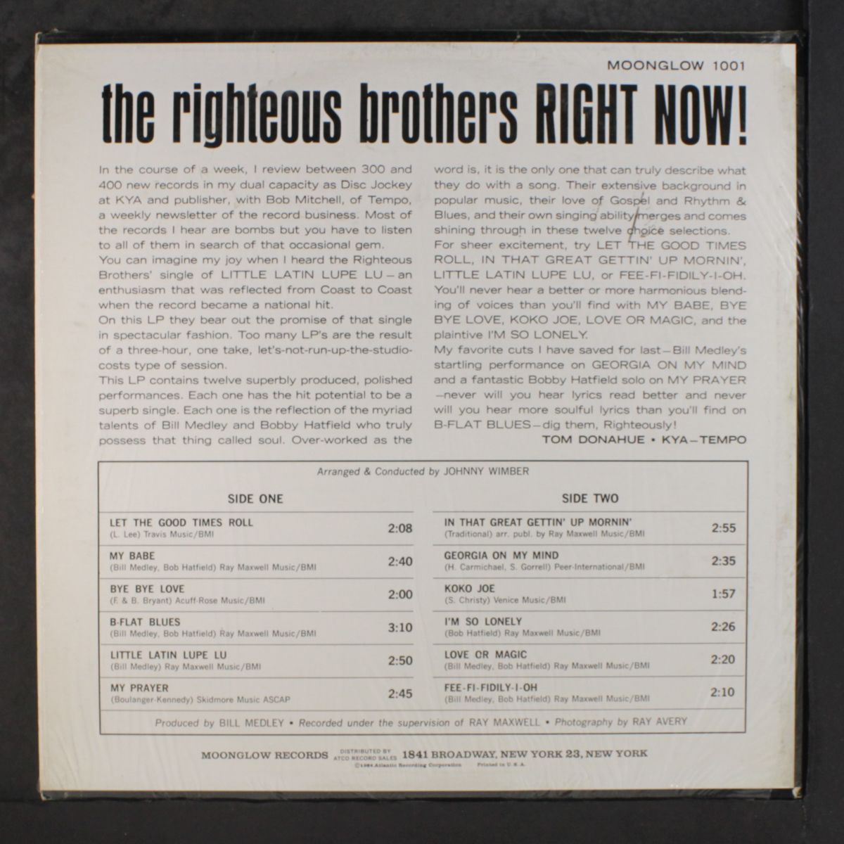 right now! by RIGHTEOUS BROTHERS