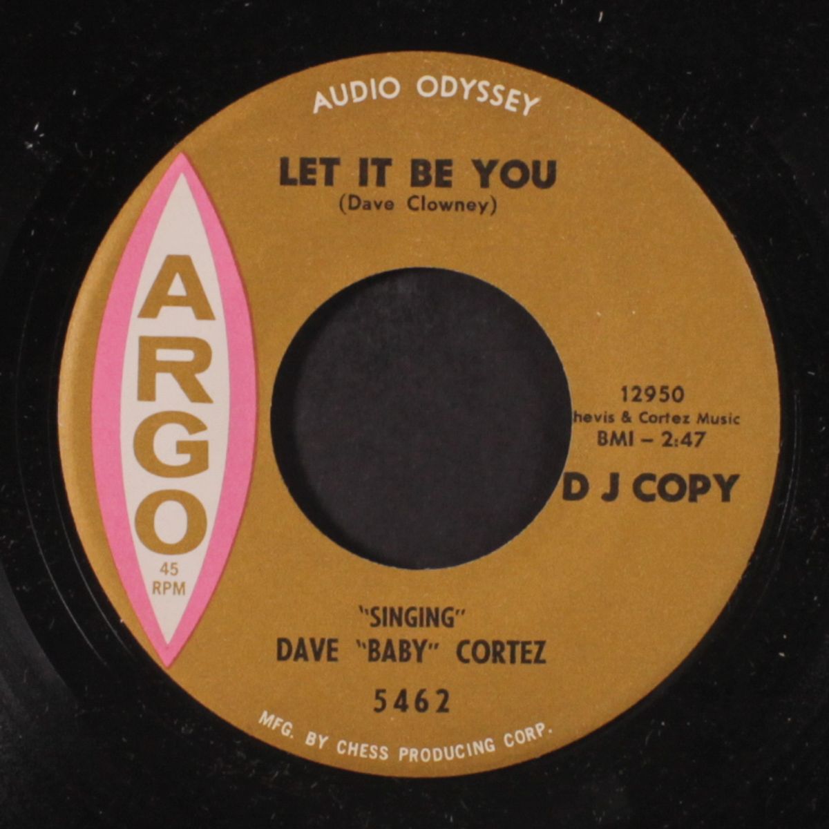 i'm gonna stay / let it be you by DAVE 'BABY' CORTEZ