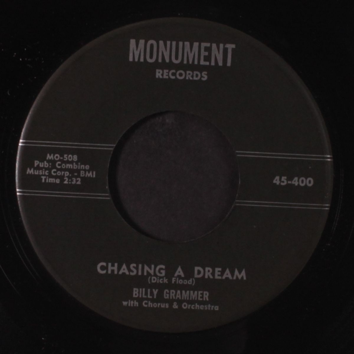 gotta travel on / chasing a dream by BILLY GRAMMER