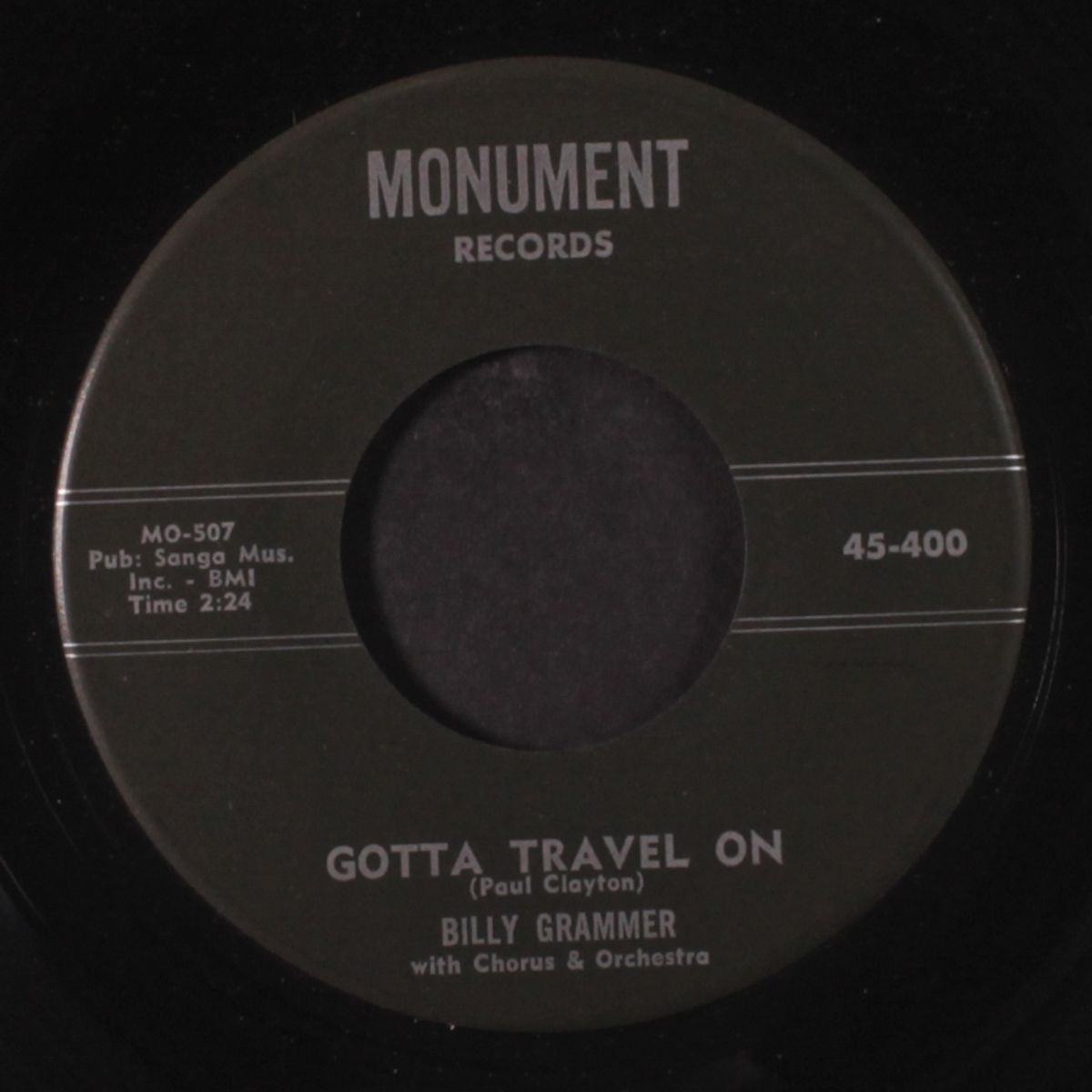 gotta travel on / chasing a dream by BILLY GRAMMER