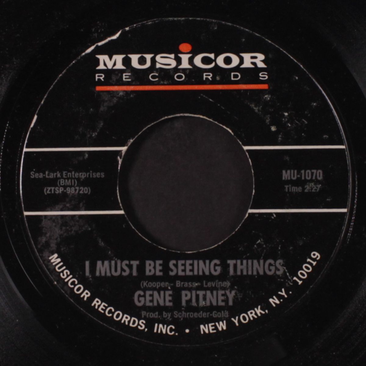 i must be seeing things / marianne by GENE PITNEY