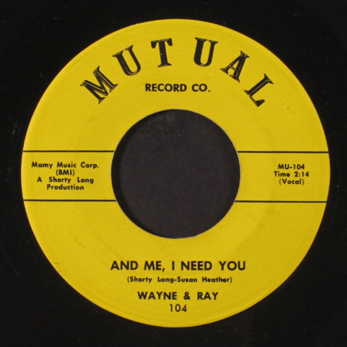and me, i need you by WAYNE & RAY