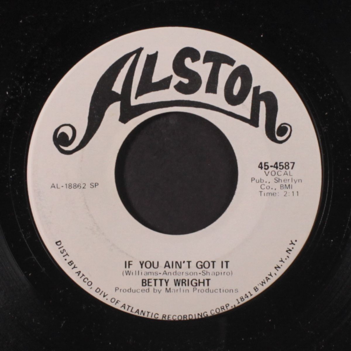 pure love / if you ain't got it by BETTY WRIGHT