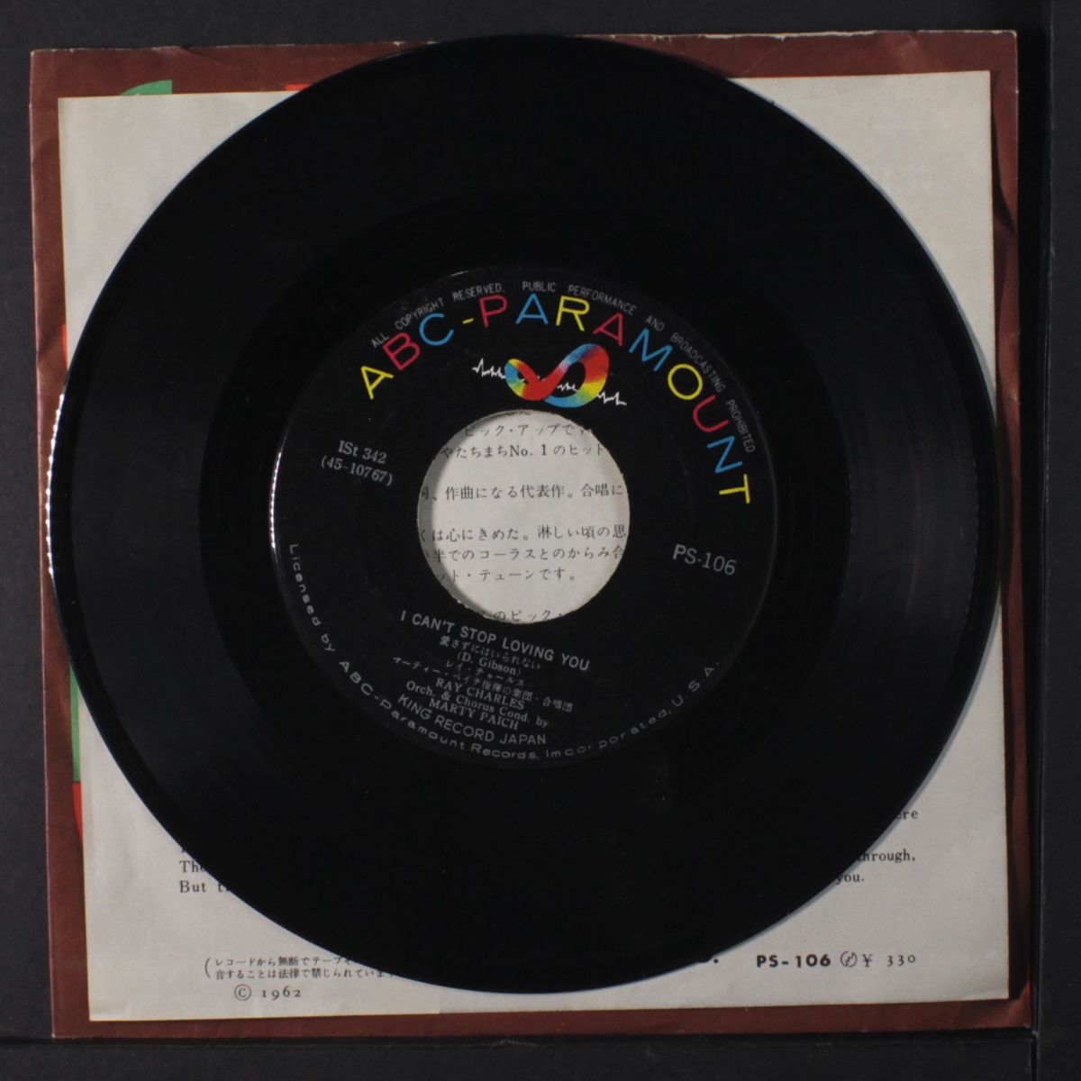 i can't stop loving you / born to lose by RAY CHARLES