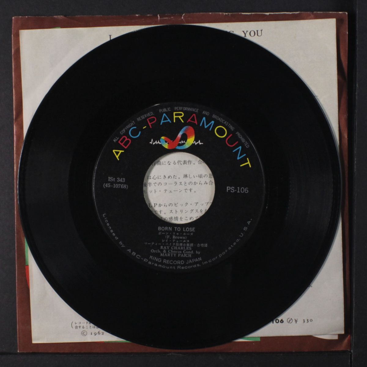 i can't stop loving you / born to lose by RAY CHARLES