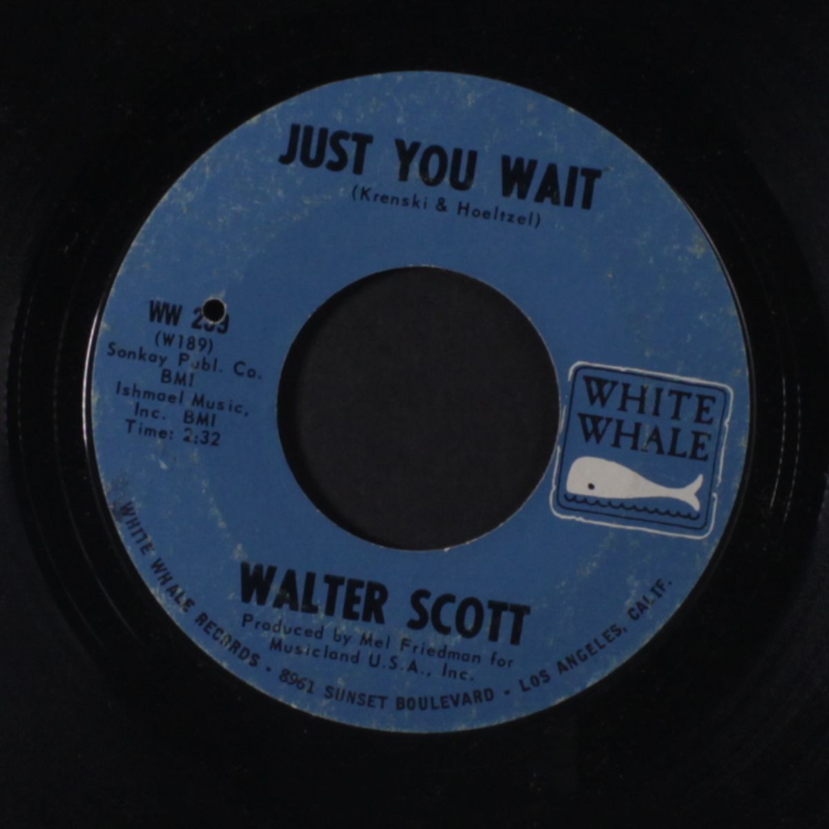 just you wait / silly girl by WALTER SCOTT