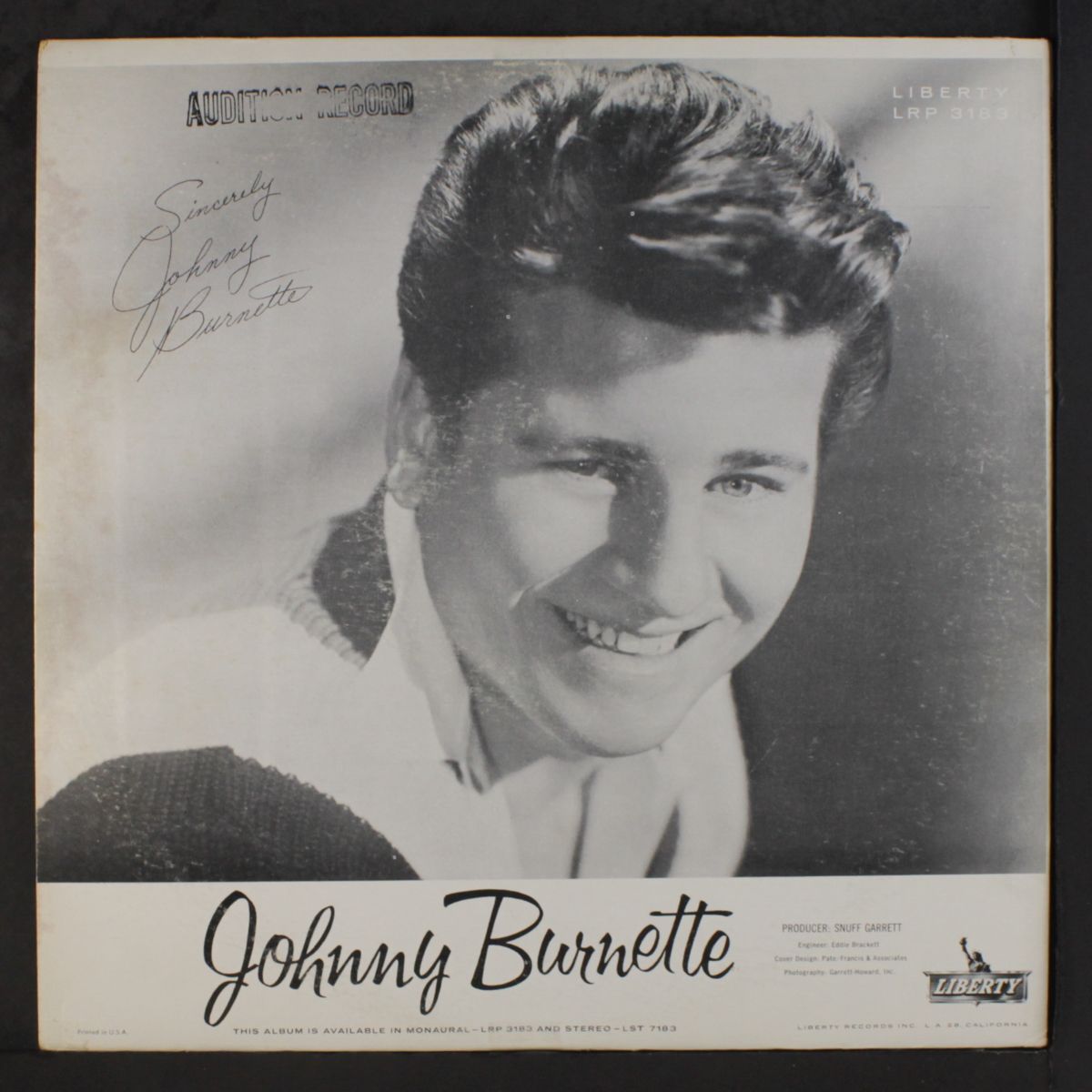 johnny burnette by JOHNNY BURNETTE