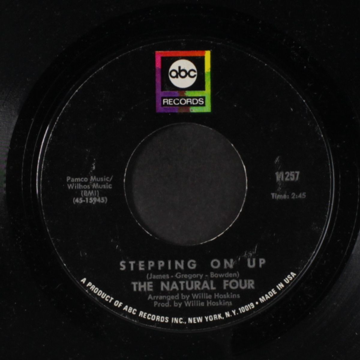 message from a black man / stepping on up by NATURAL FOUR