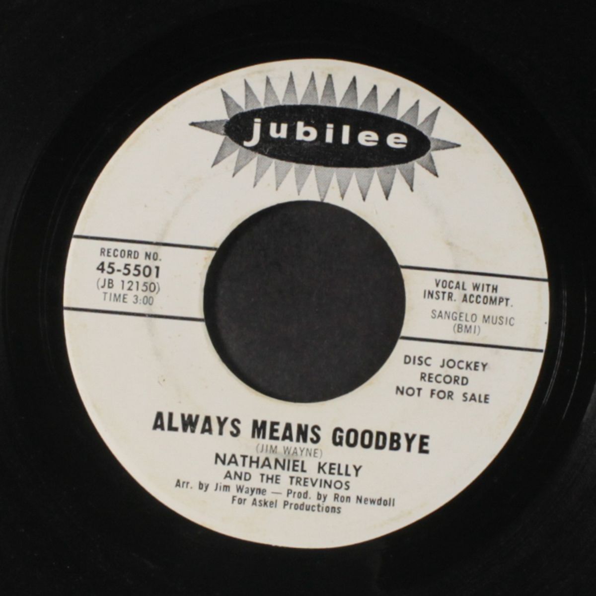 do the jerk with me / always means goodbye by NATHANIEL KELLY & TREVINOS