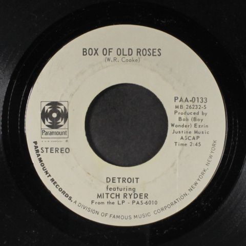 DETROIT FEATURING MITCH RYDER