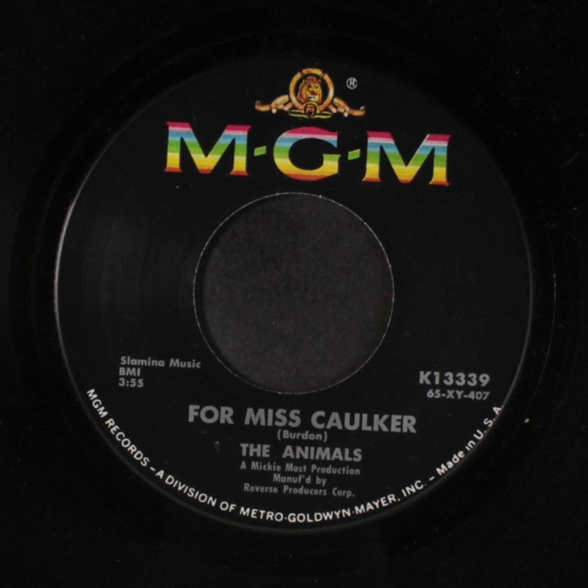 bring it on home to me / for miss caulker by ANIMALS