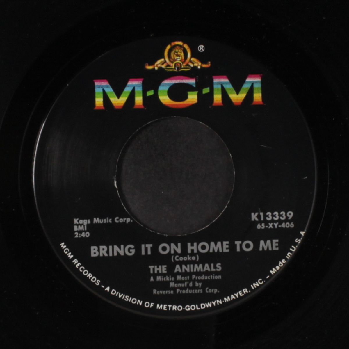 bring it on home to me / for miss caulker by ANIMALS