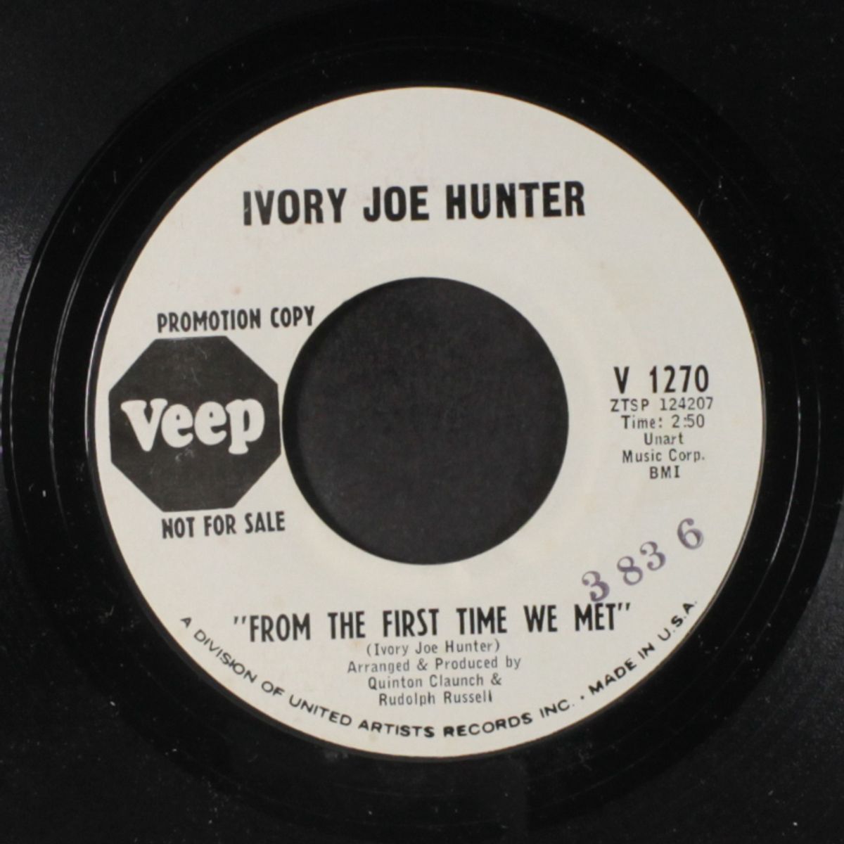 did she ask about me / from the first time we met by IVORY JOE HUNTER