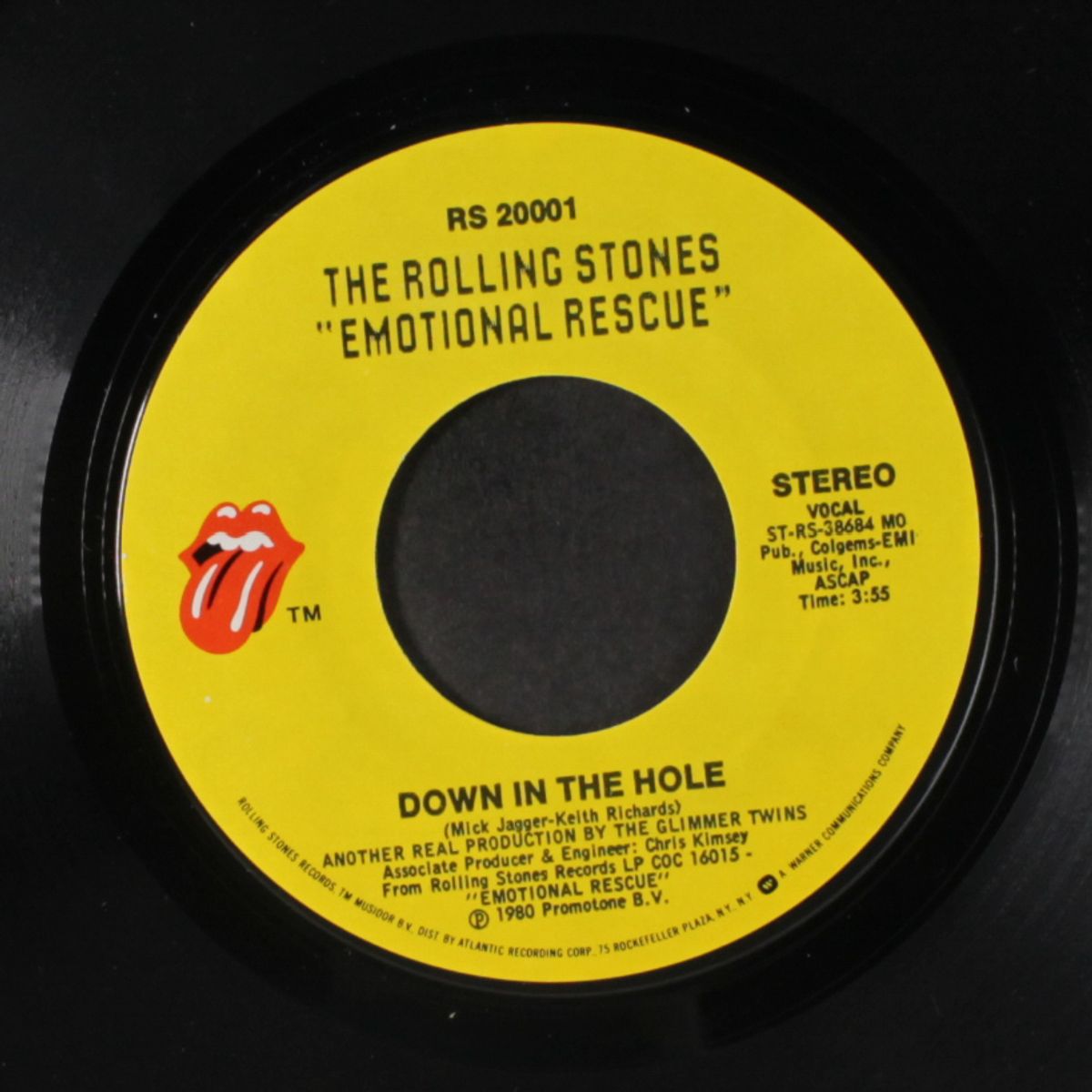 emotional rescue / down in the hole by ROLLING STONES