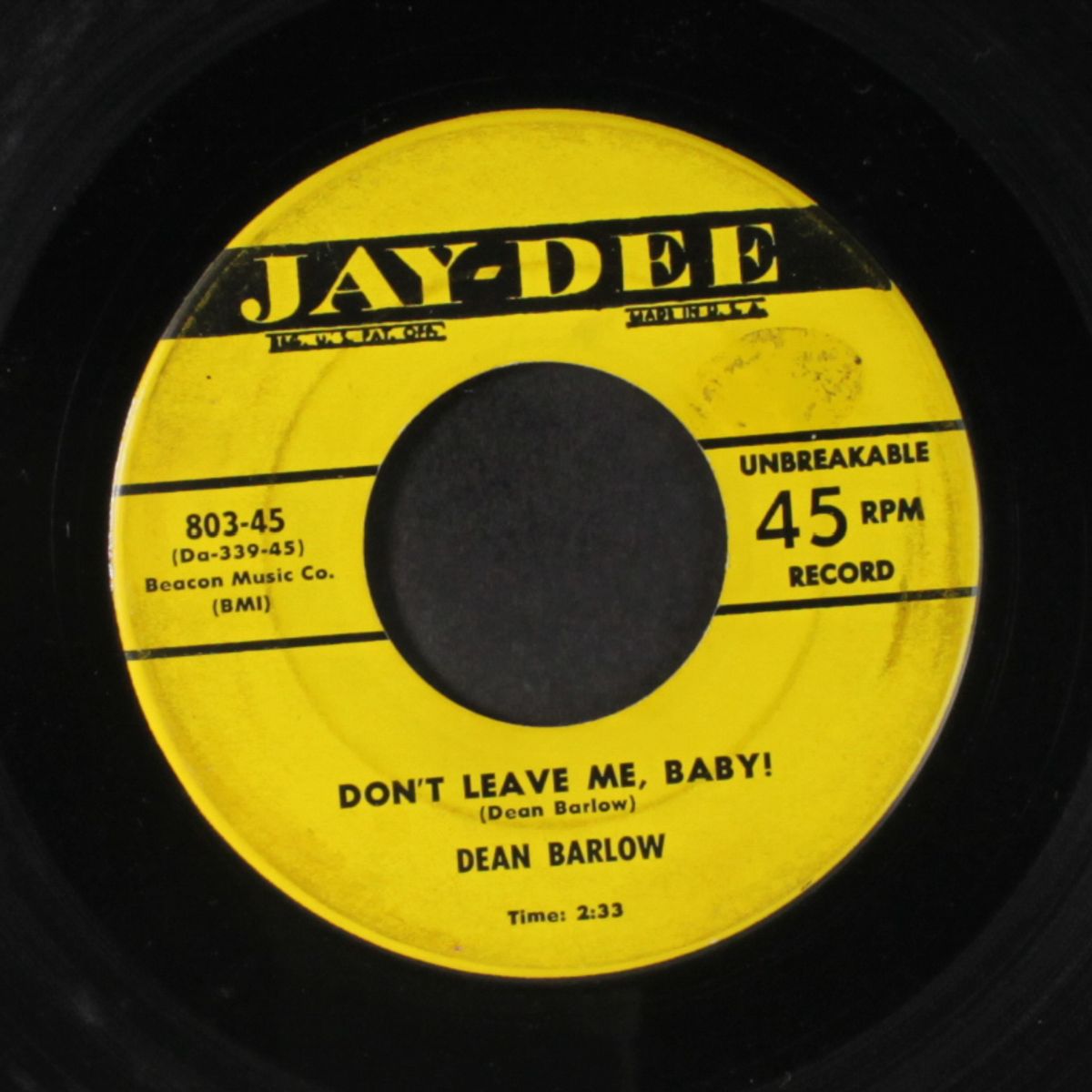 forever / don't leave me, baby! by DEAN BARLOW