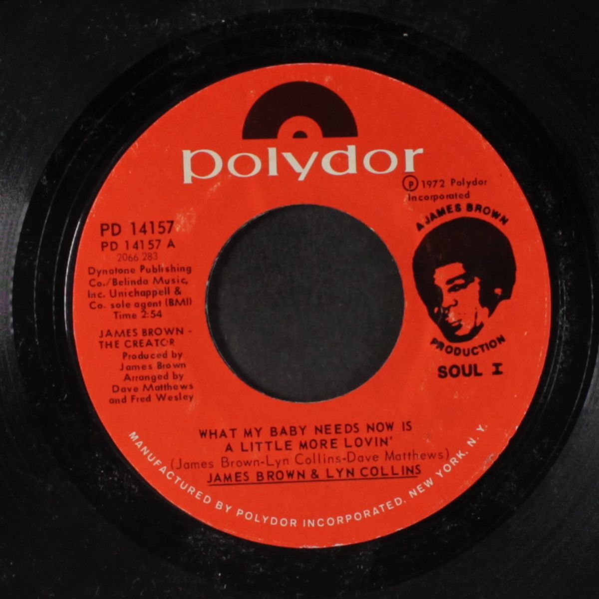 what my baby needs now is a little more lovin' / this guy this girls in love by JAMES BROWN & LYNN COLLINS