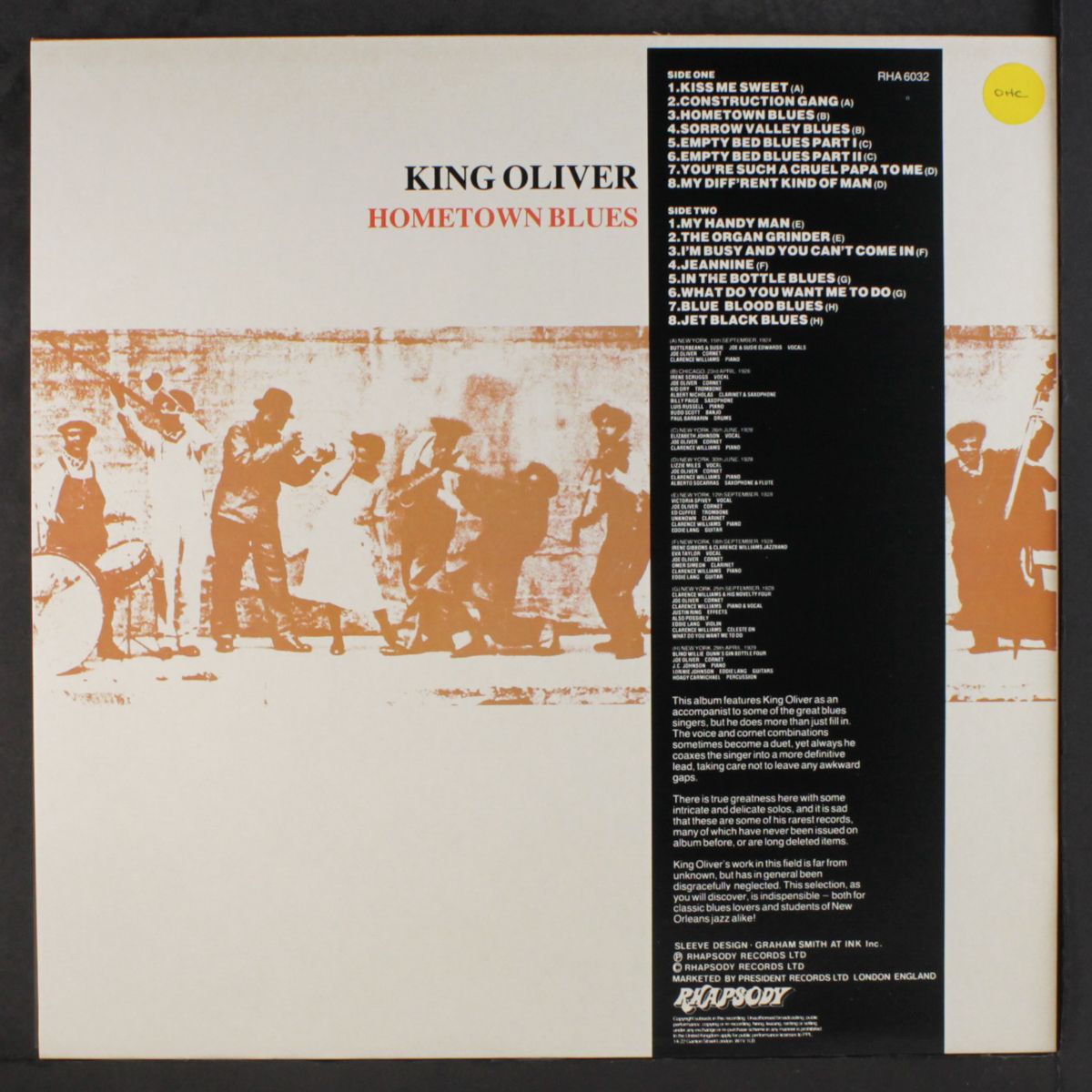 hometown blues by KING OLIVER