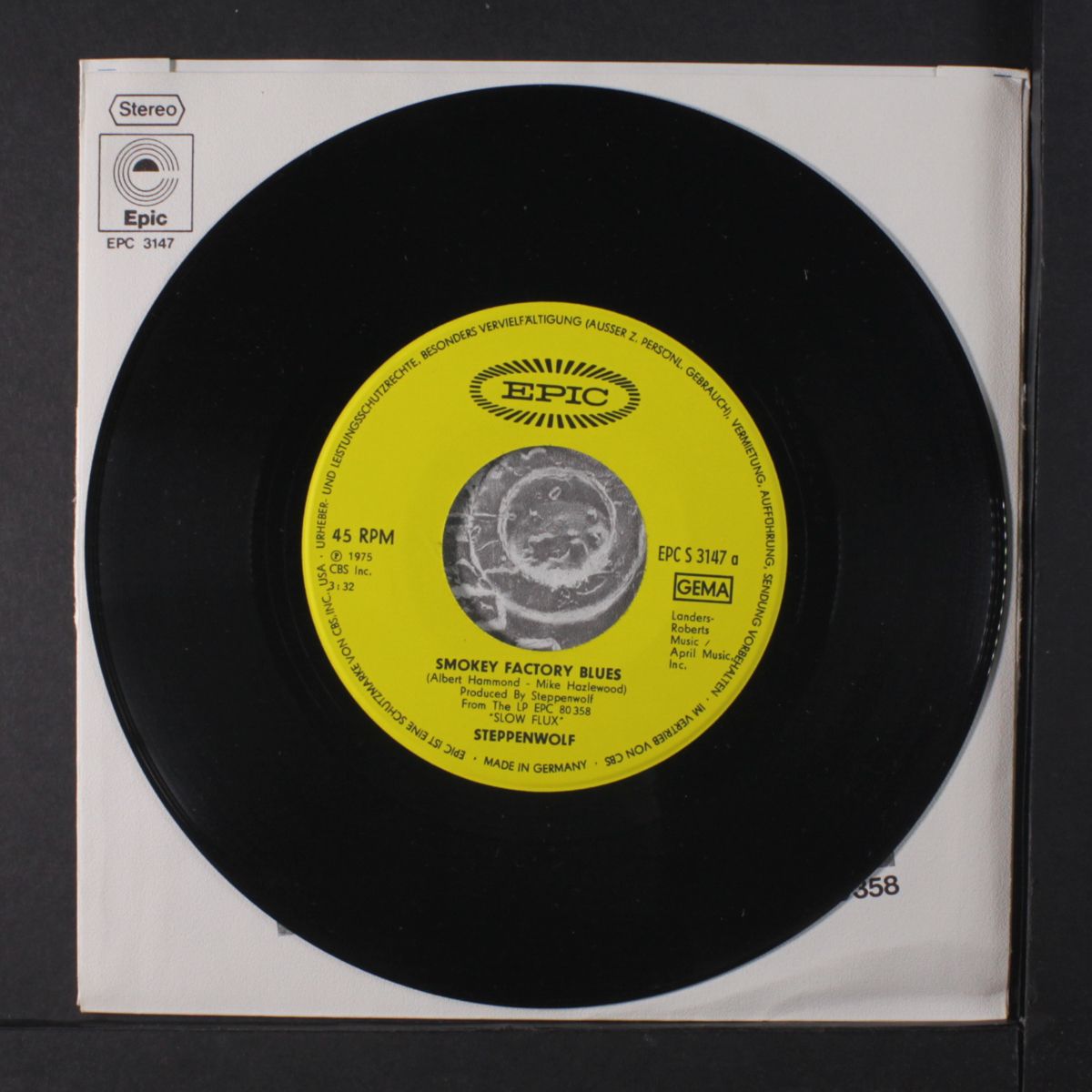 smokey factory blues / a fool's fantasy by STEPPENWOLF