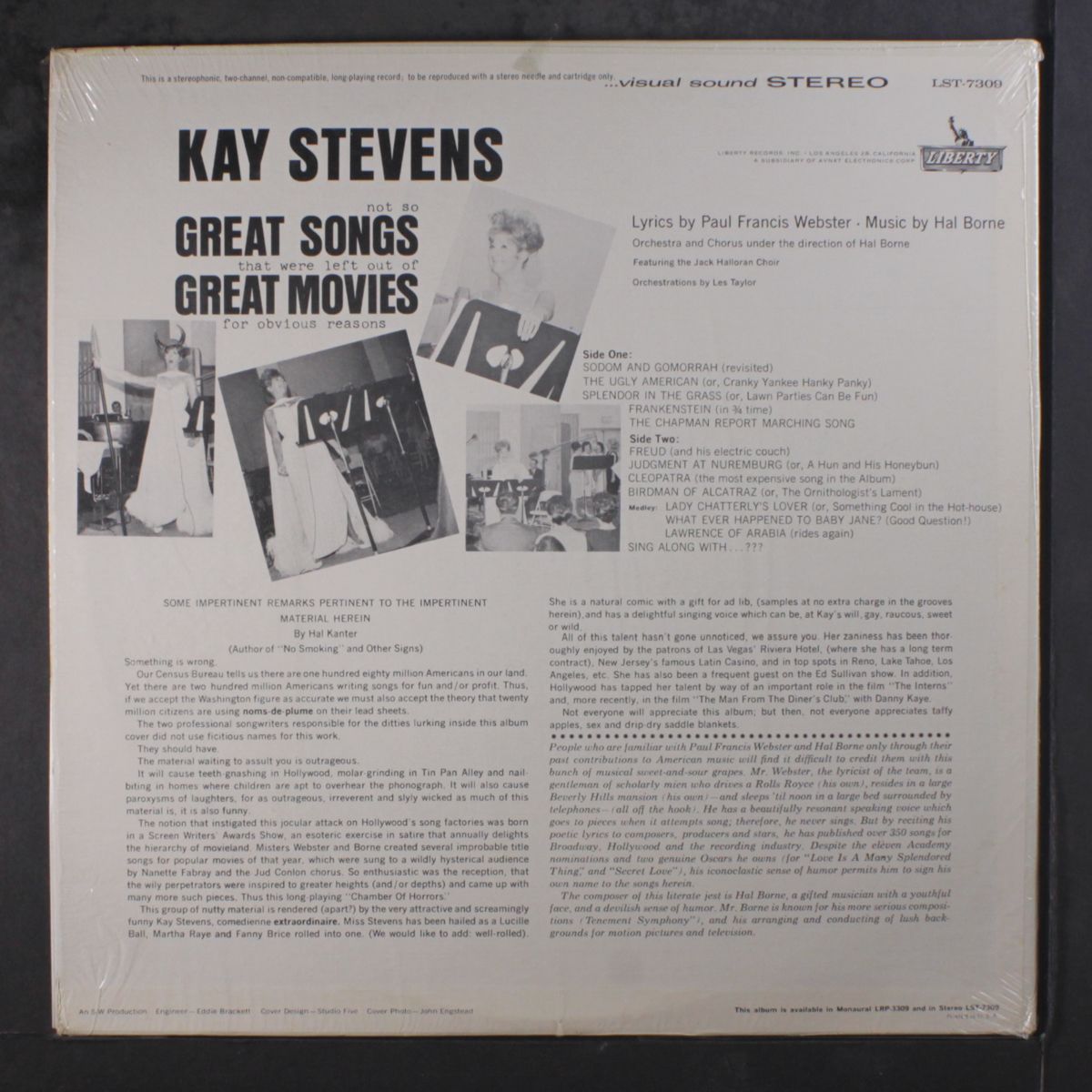 not so great songs that were left out... by KAY STEVENS