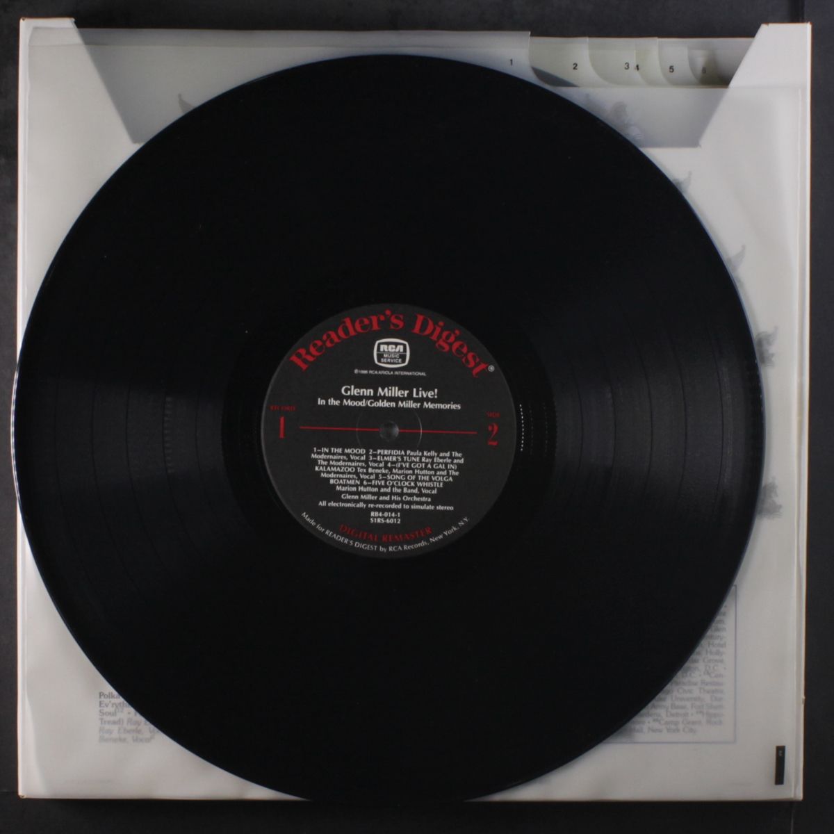 live! by GLENN MILLER