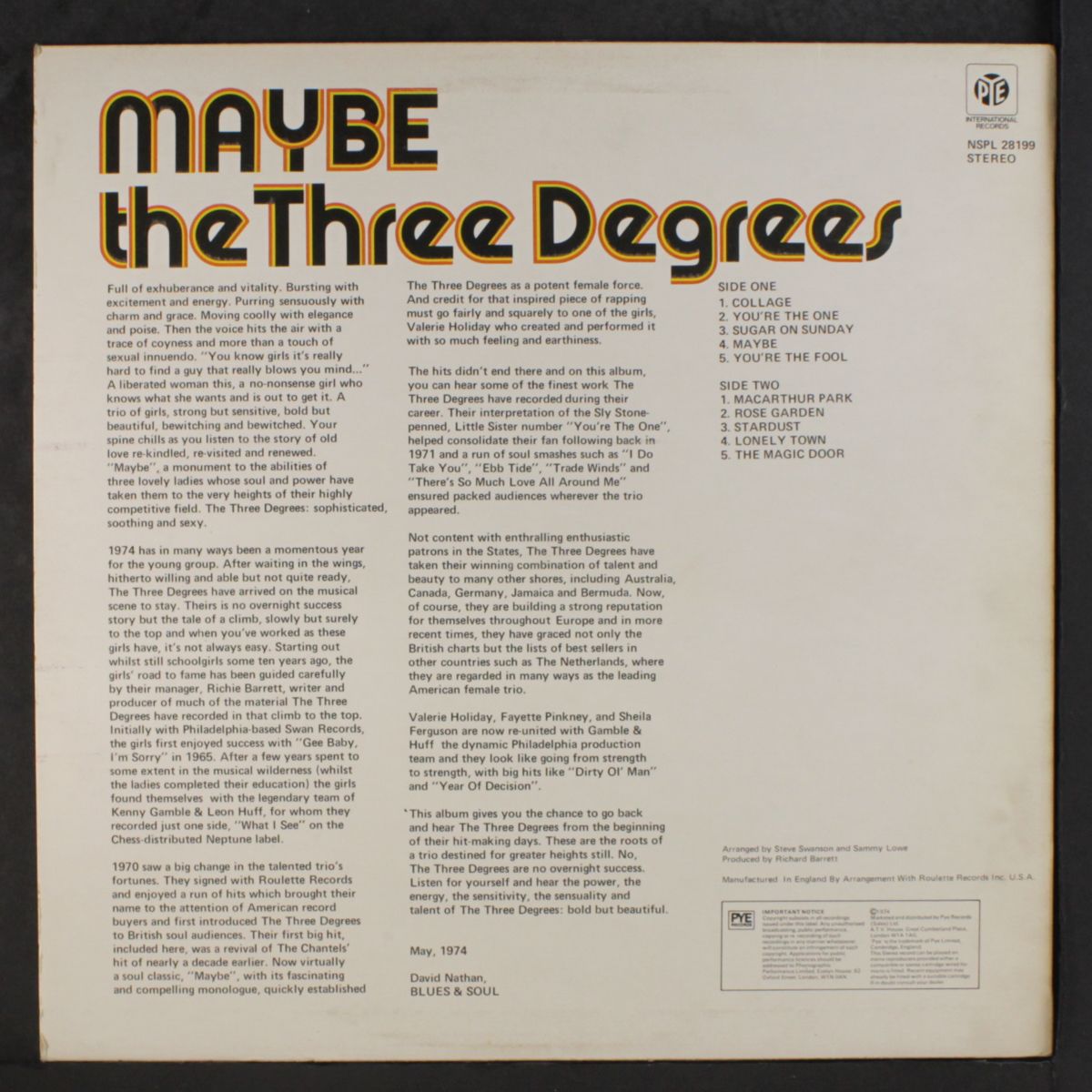 maybe by THREE DEGREES