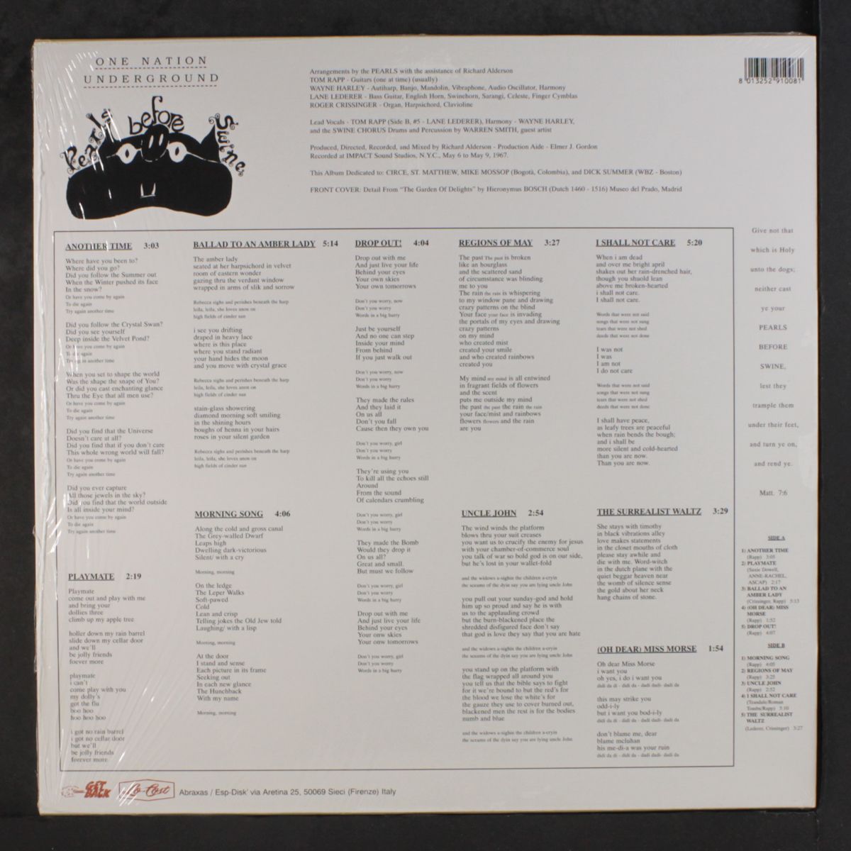 one nation underground by PEARLS BEFORE SWINE