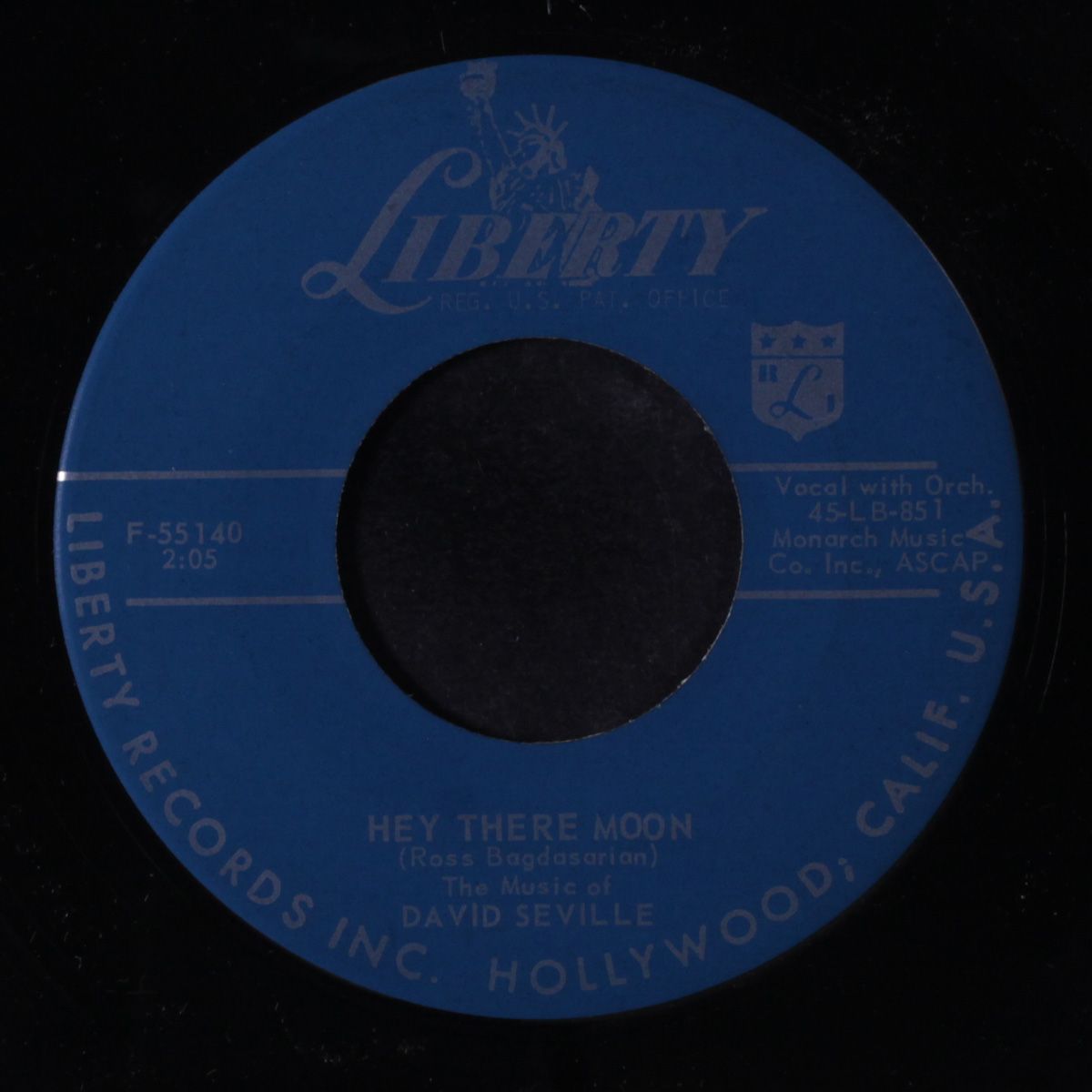 the bird on my head / hey there moon by DAVID SEVILLE