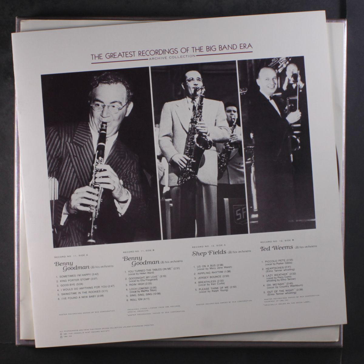 the greatest recordings of the big band era by VARIOUS