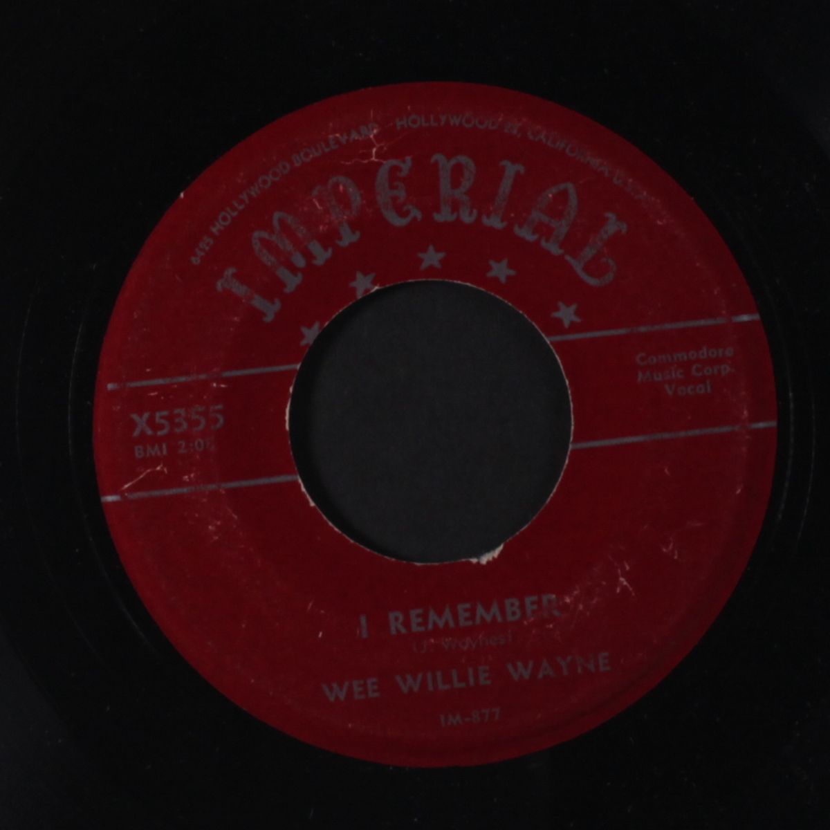 i remember / travelin' mood by WEE WILLIE WAYNE