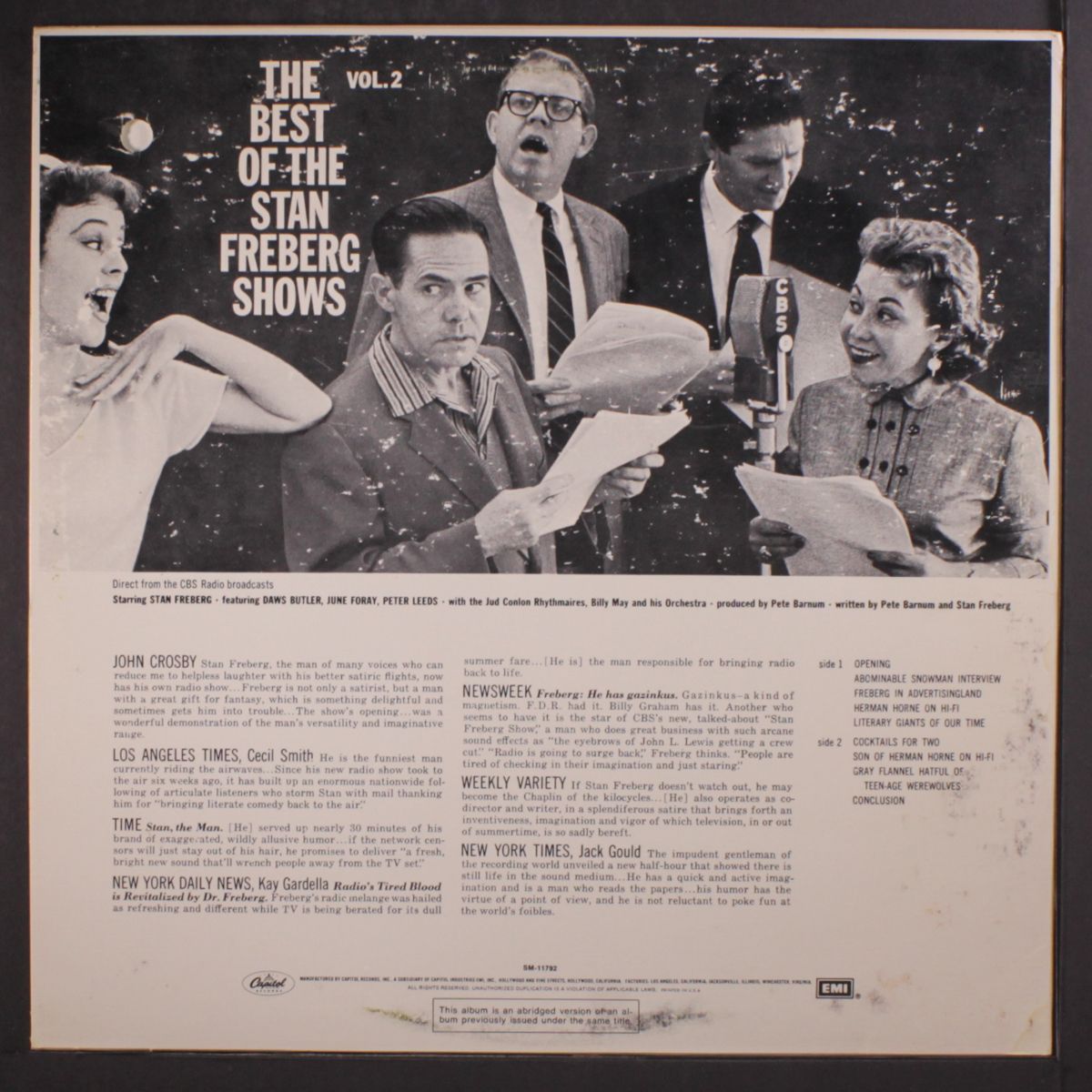 the best of the stan freberg shows, vol. 2 by STAN FREBERG