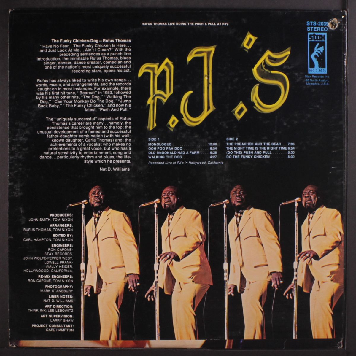 live, doing the push & pull at pj's by RUFUS THOMAS