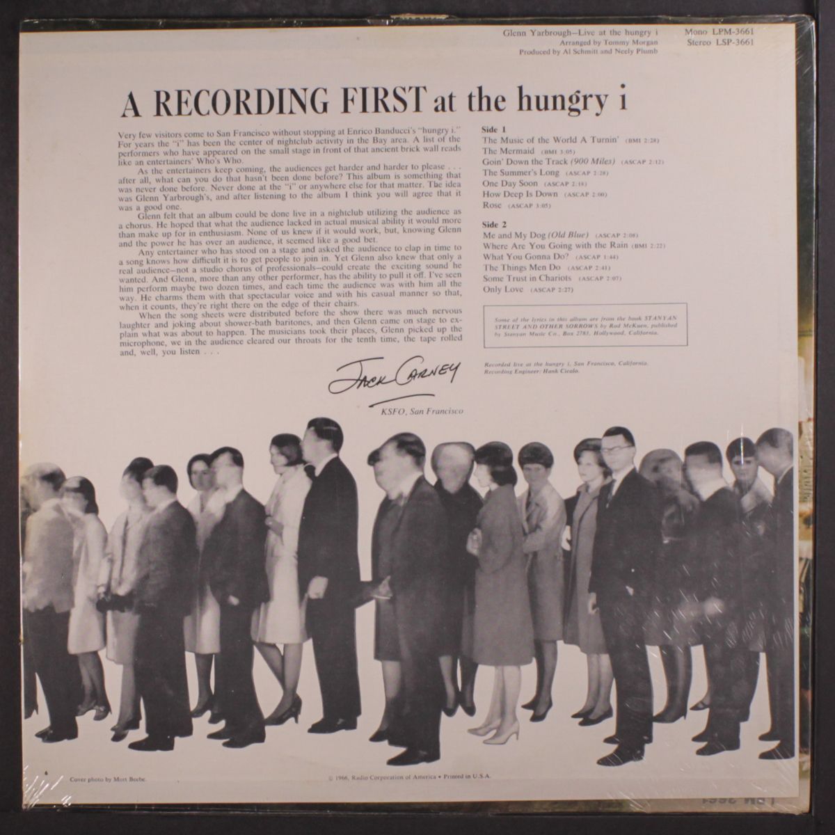 live at the hungry i by GLENN YARBROUGH