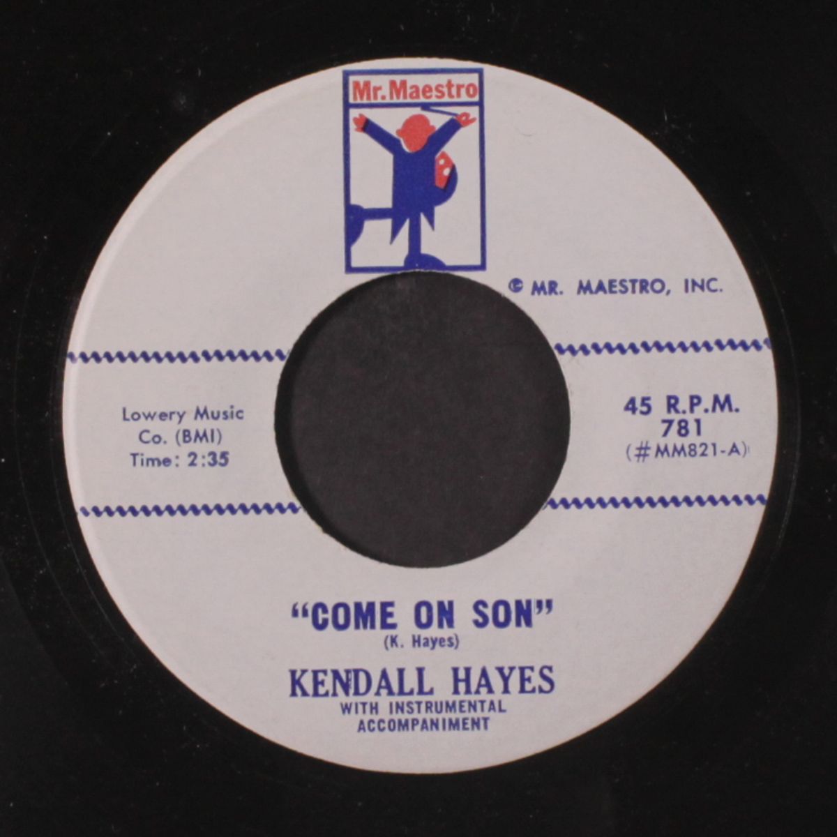 roaming through the countryside / come on son by KENDALL HAYES