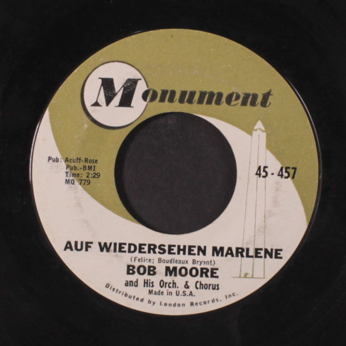 ooh la la / auf wiedersehen marlene by BOB MOORE