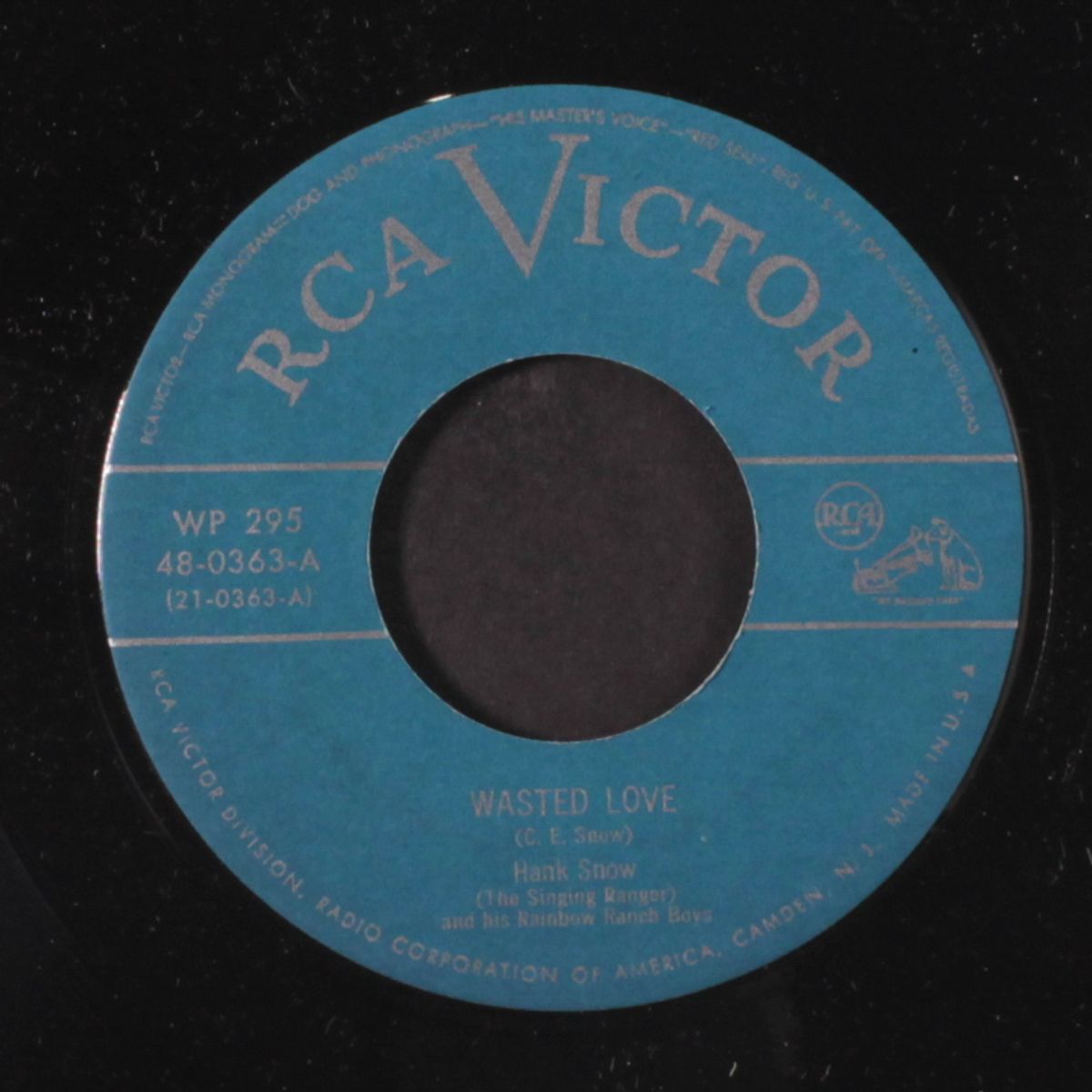 my two timin' woman / wasted love by HANK SNOW