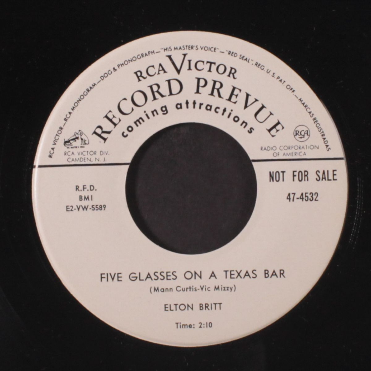 the blacksmith blues / five glasses on a texas bar by ELTON BRITT