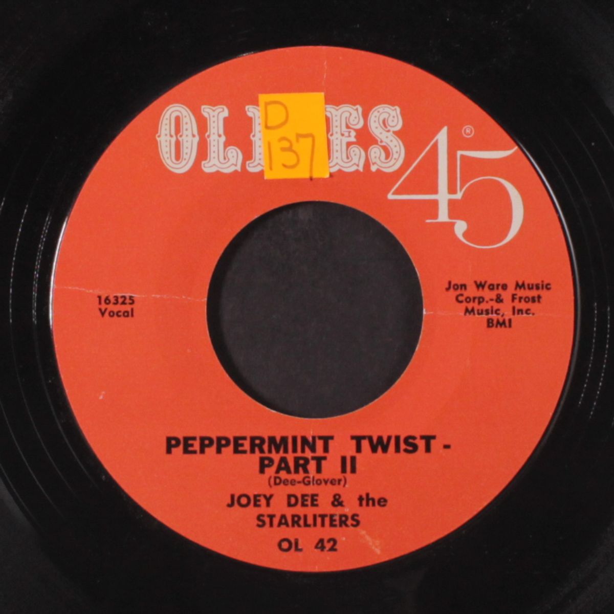 peppermint twist / part 2 by JOEY DEE & STARLIGHTERS