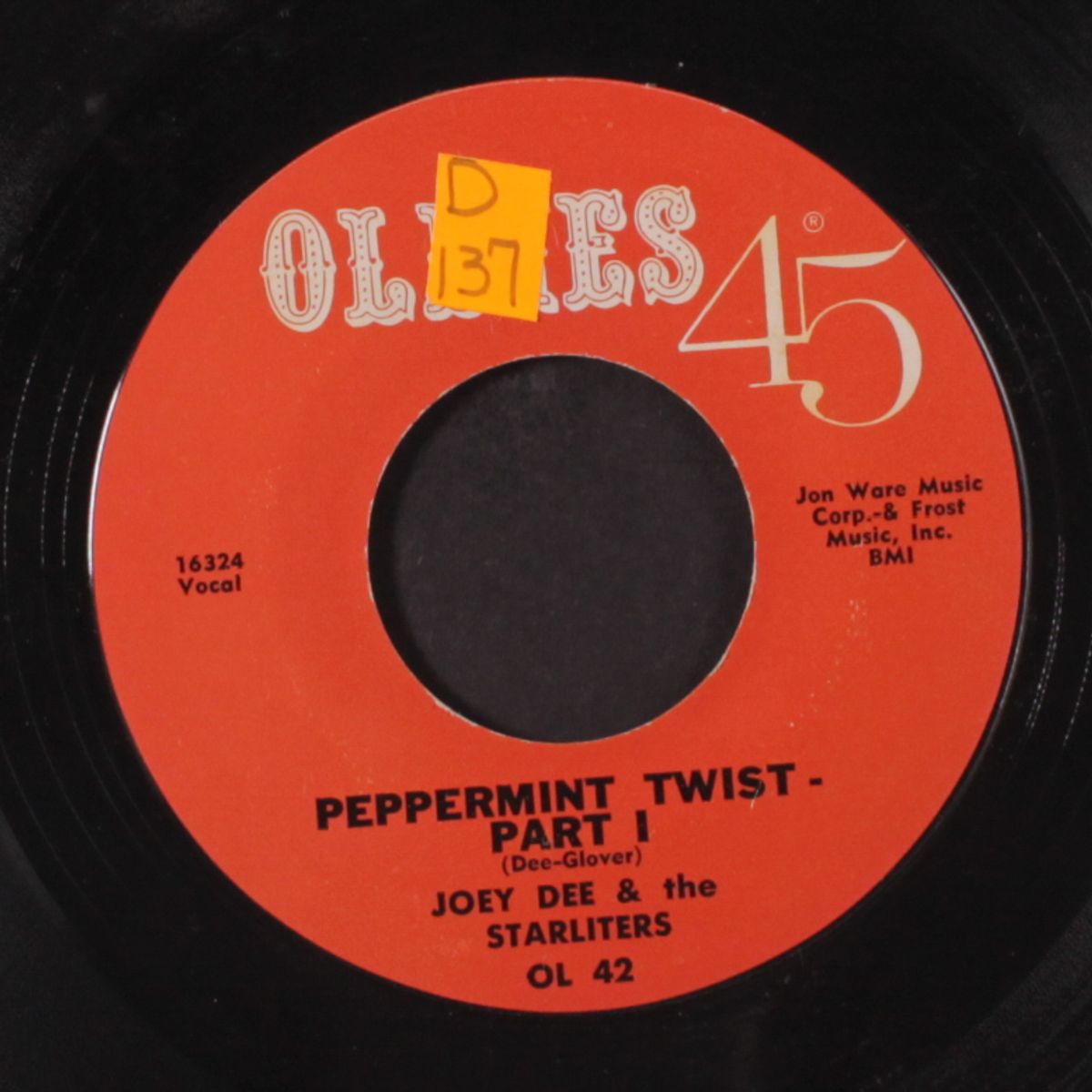 peppermint twist / part 2 by JOEY DEE & STARLIGHTERS