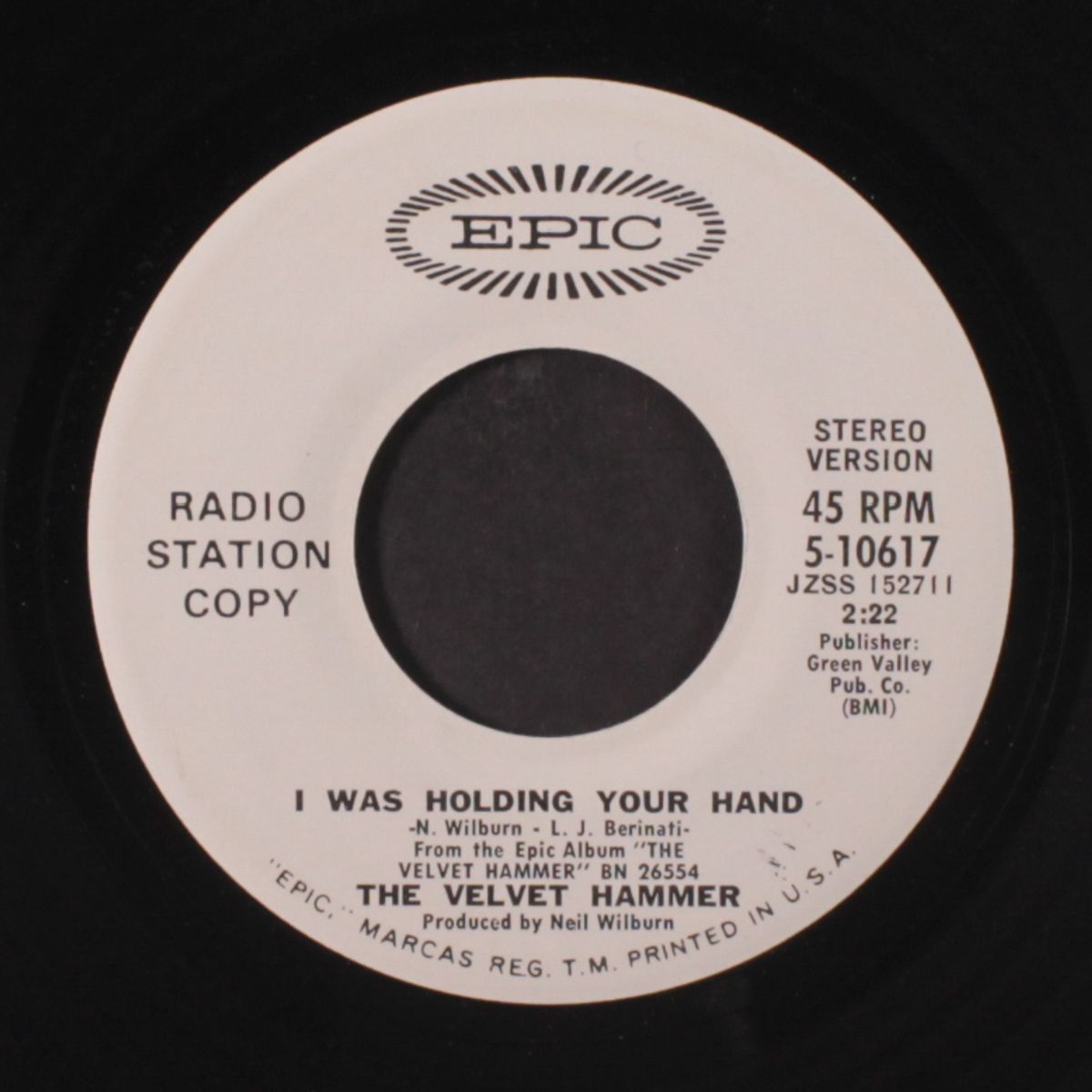 i was holding your hand / mono by VELVET HAMMER