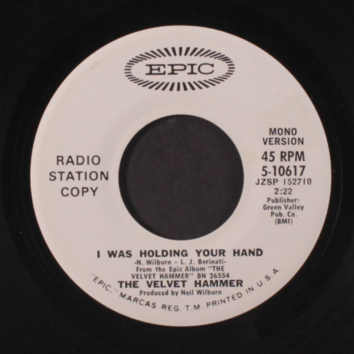 i was holding your hand / mono by VELVET HAMMER