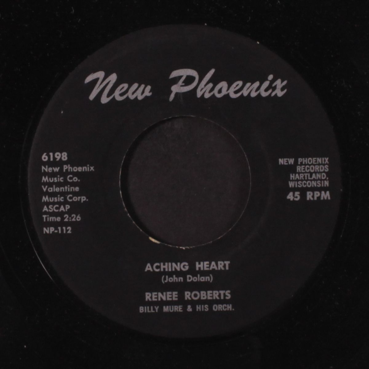 aching heart / i want to love you by RENEE ROBERTS