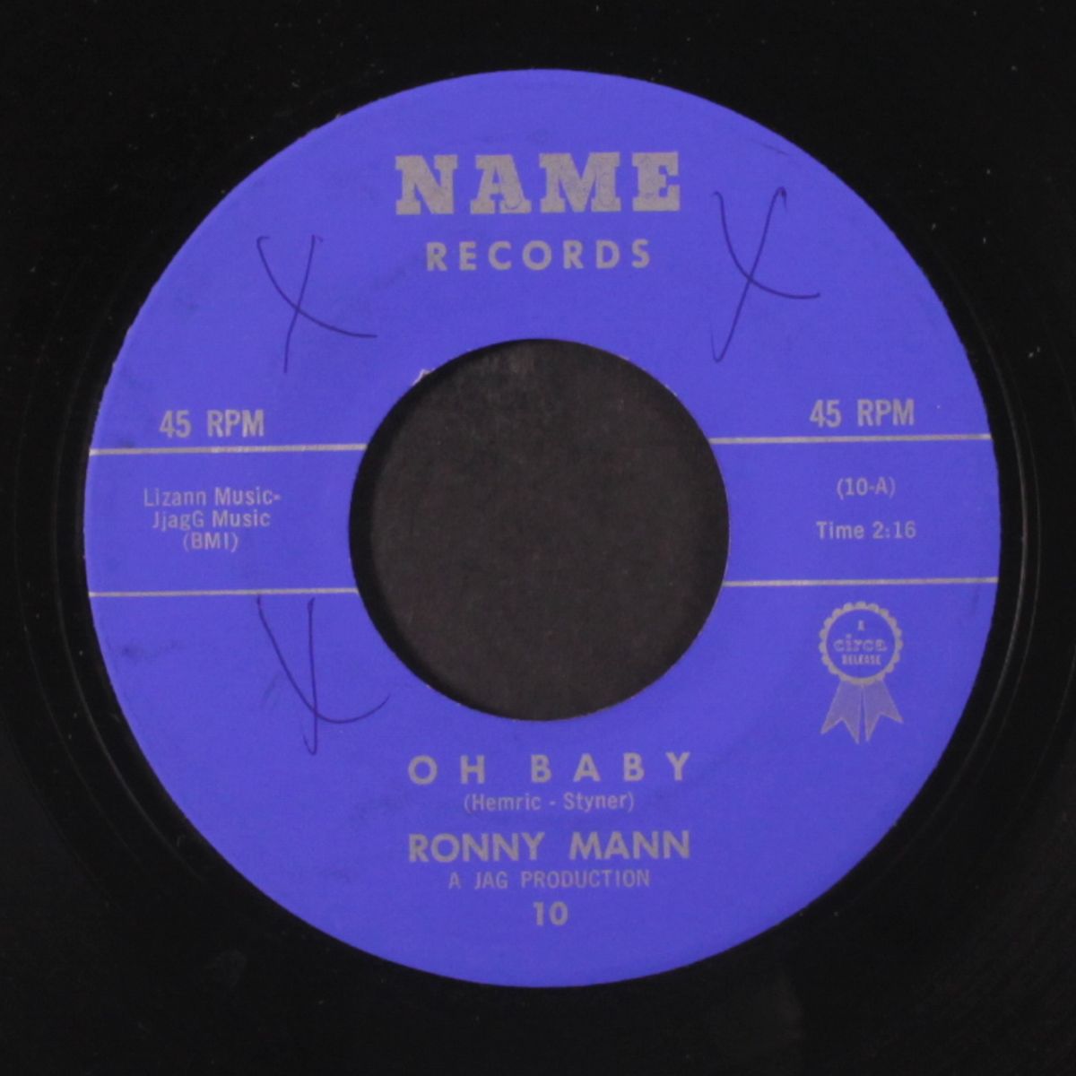 oh baby / slow boat to china by RONNY MANN