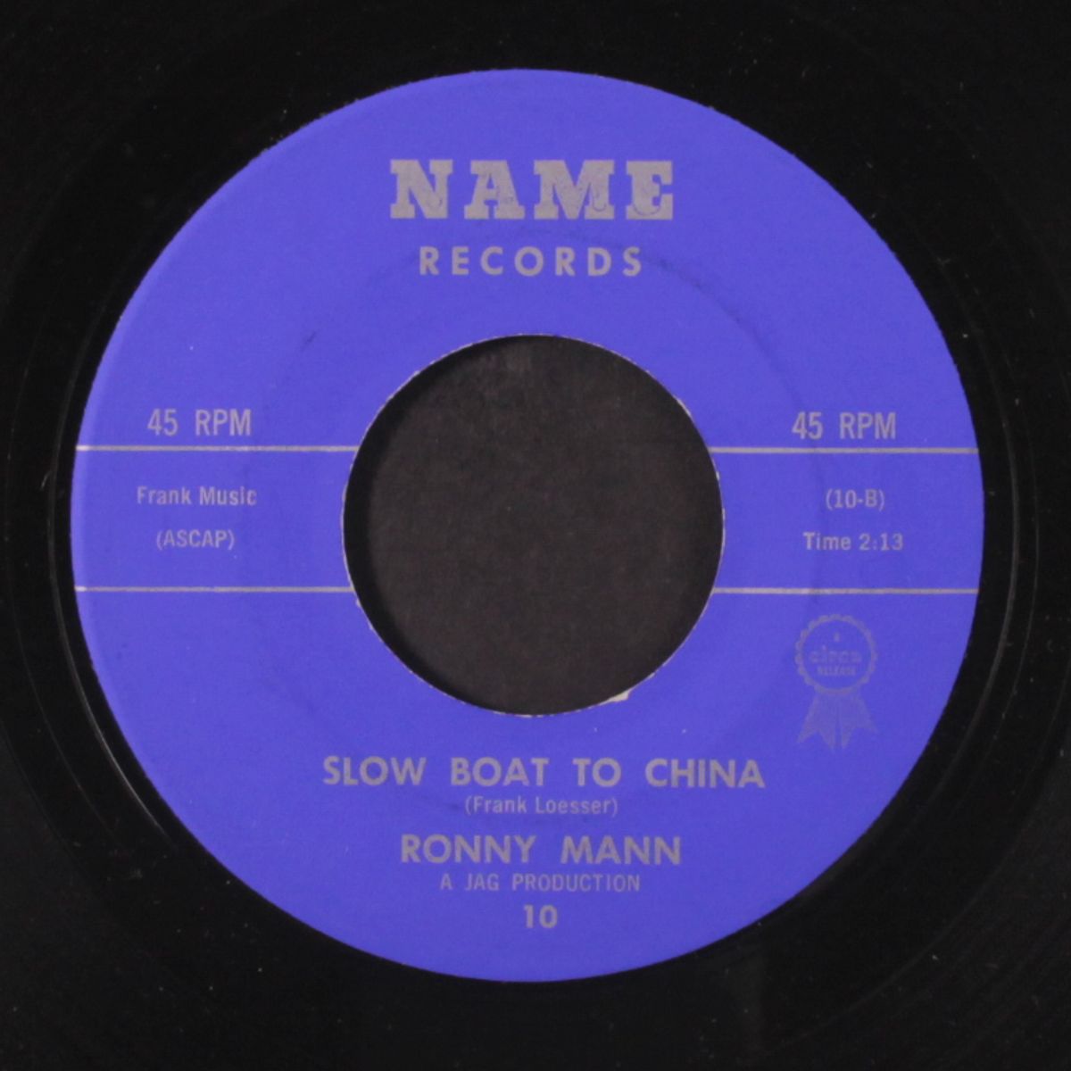 oh baby / slow boat to china by RONNY MANN