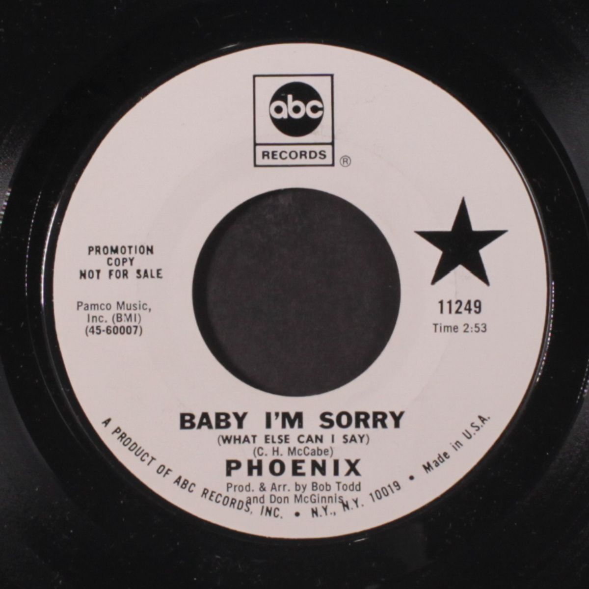 baby i'm sorry / postmark n.y.c. by PHOENIX