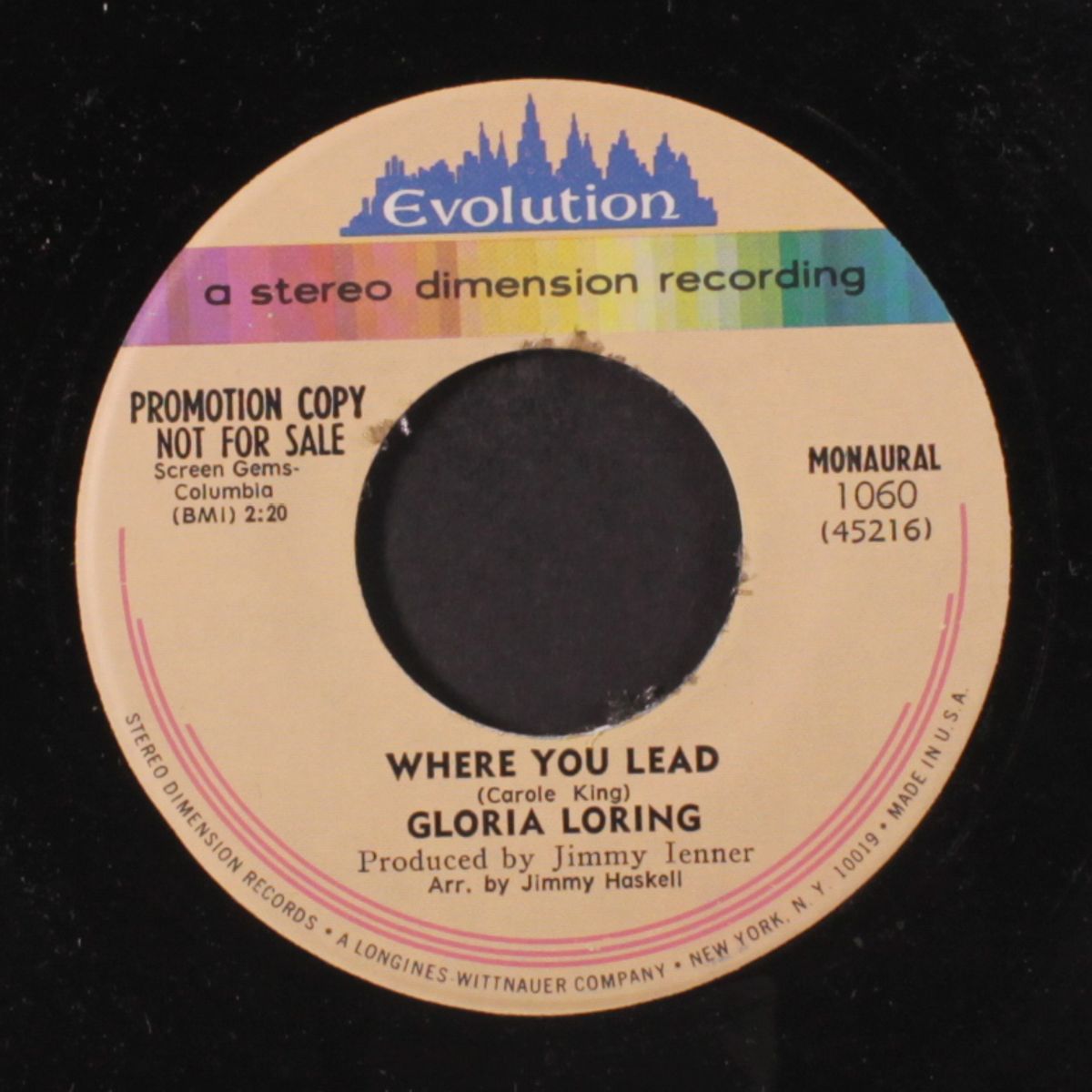 monday morning / where you lead by GLORIA LORING