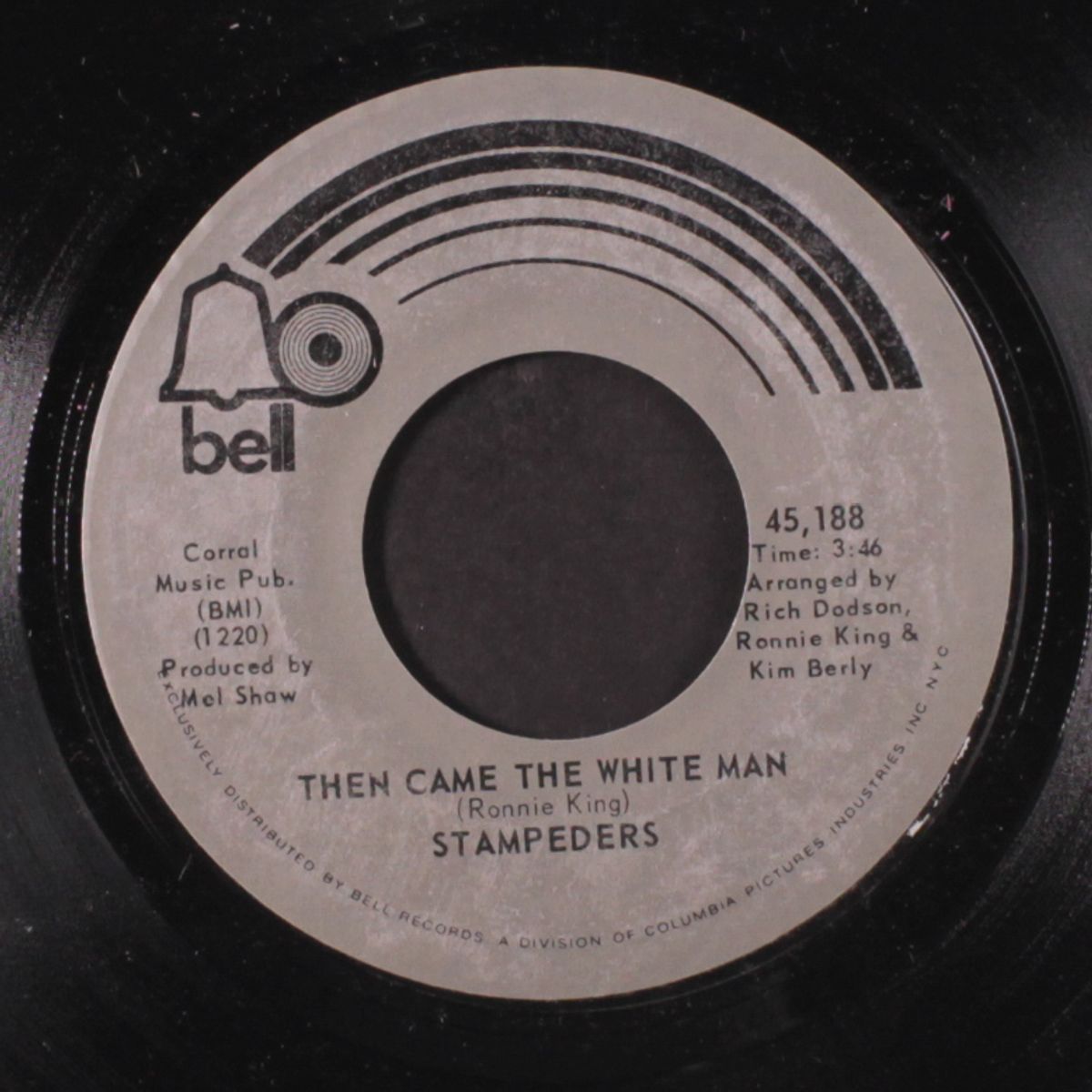 monday morning choo choo / then came the white man by STAMPEDERS